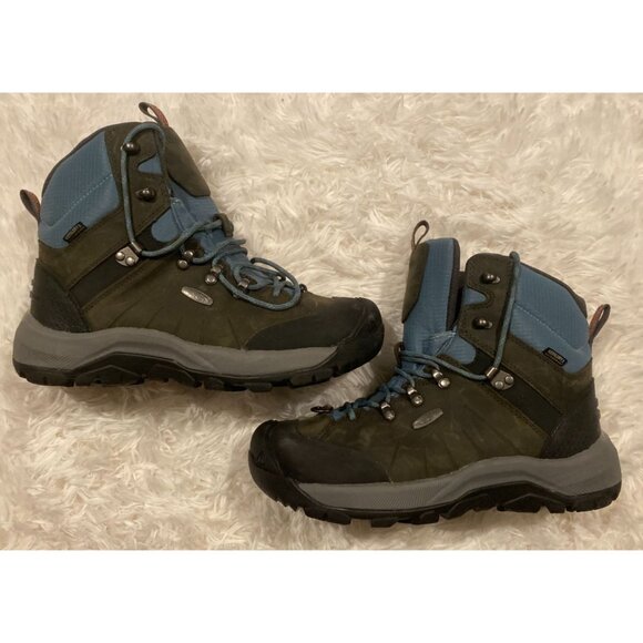 KEEN Revel 4 Mid Height Polar Magnet/North Atlantic Snow Boots 10 W - Picture 2 of 14